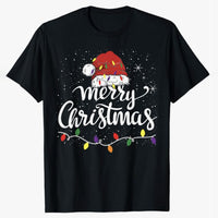 Cute Ghost Merry Christmas Lights T-shirt