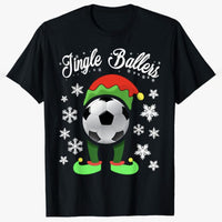 Jingle Baller Funny Soccer Christmas T-shirt