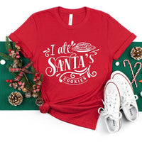 I Ate Santa's Cookies Funny Christmas T-shirt