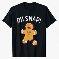 Oh Snap Funny Gingerbread Man Christmas T-shirt