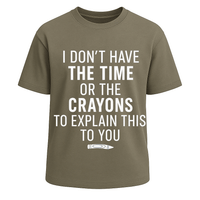 No Time or Crayons Graphic Tee