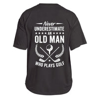 Old Man Golf Warning Tee
