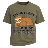 Not Lazy Sloth Energy Tee