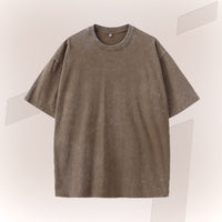Men’s Retro Washed 270G Heavy Cotton Loose T-Shirt